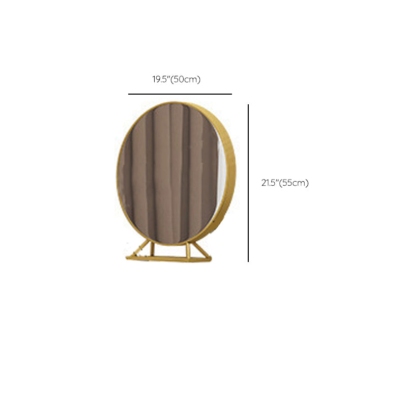 Glam Wood Vanity Table in White 31.5" H Dressing Table with Mirror and Stool