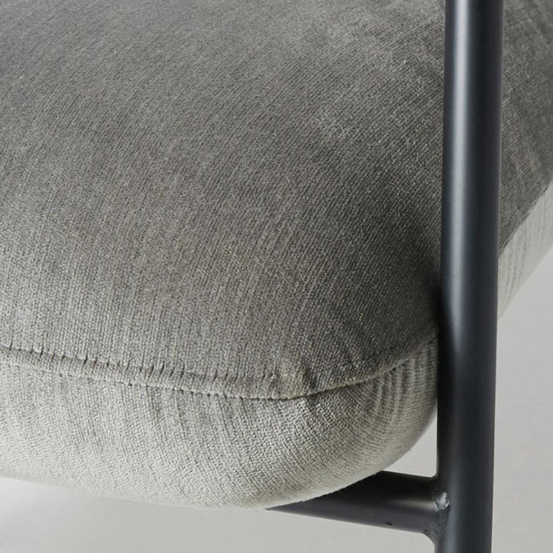 Solid Color Side Chair Sloped Arms Include Chair for Living Room