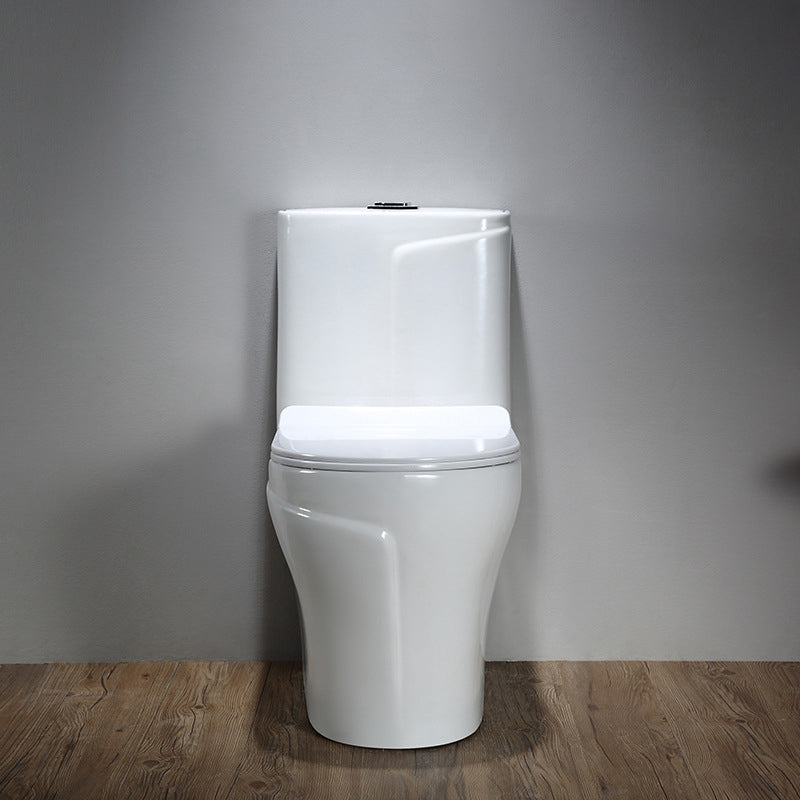 Modern Flush Toilet Ceramic Elong One-Piece Toilet with Slow Close Seat