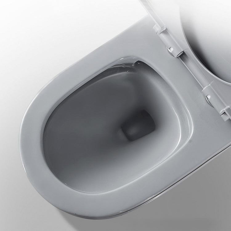 Modern Flush Toilet Ceramic Elong One-Piece Toilet with Slow Close Seat