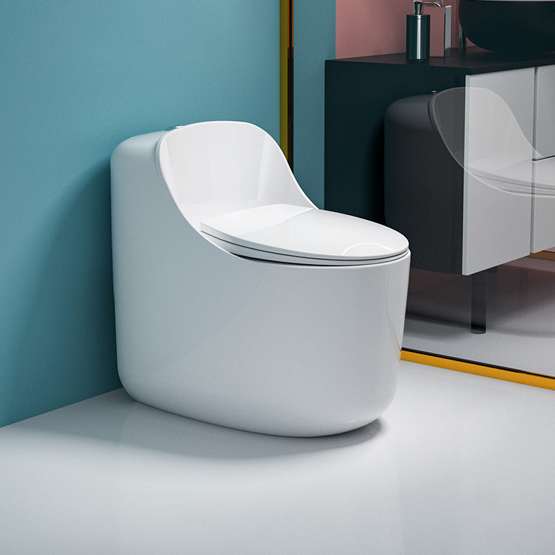 Modern White Siphon Jet Urine Toilet Wall Hung Toilet Bowl with Toilet Seat