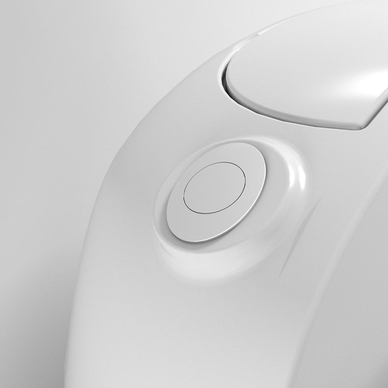 Modern White Siphon Jet Urine Toilet Wall Hung Toilet Bowl with Toilet Seat