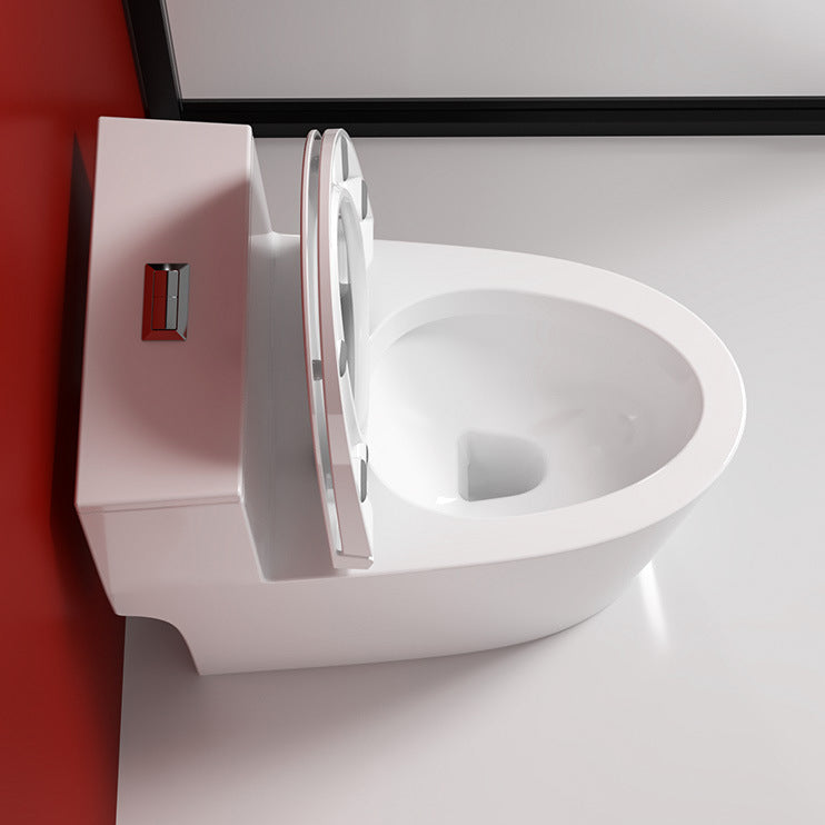 Modern White Siphon Jet Urine Toilet Wall Hung Toilet Bowl with Toilet Seat