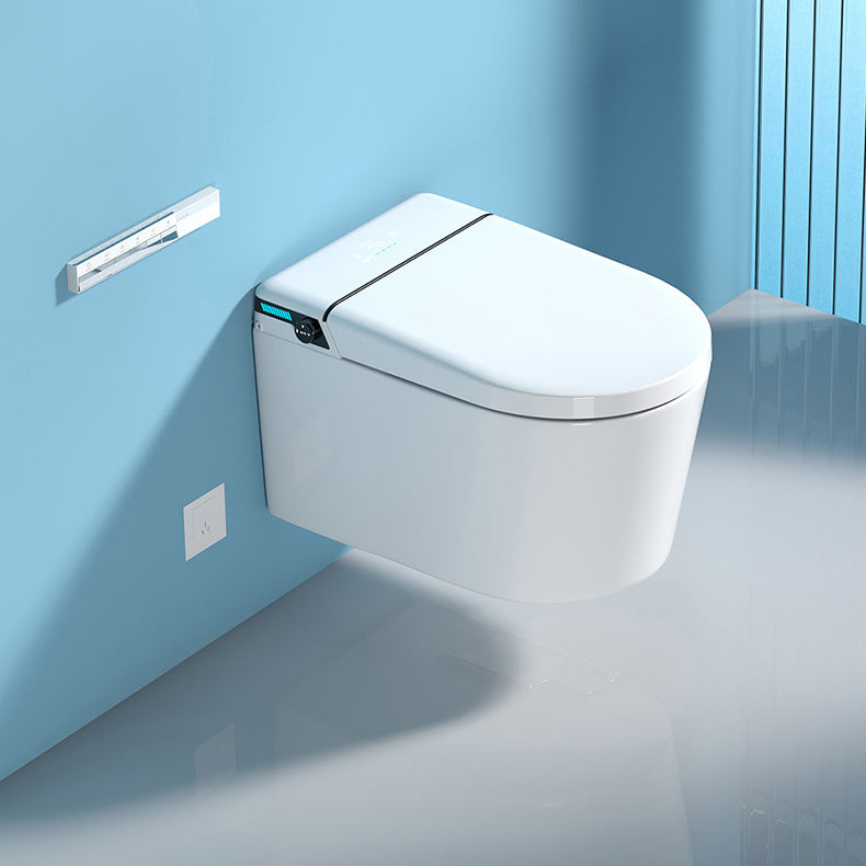 Modern Wall Mount Toilet All-In-One ABS Single Flush Toilet Bowl