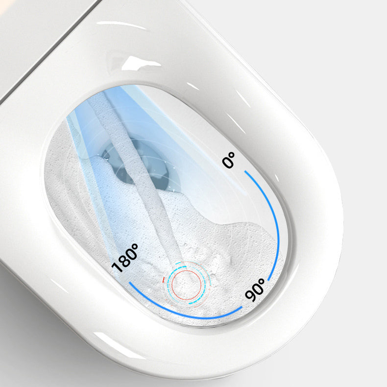 Modern Concealed Tank One Piece Toilet Floor Mounted Toilet Bowl for Washroom