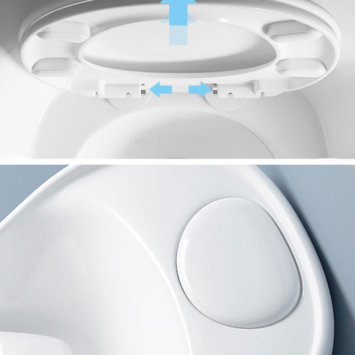 Modern Siphon Jet Urine Toilet Wall Hung Flush Toilet with Toilet Seat