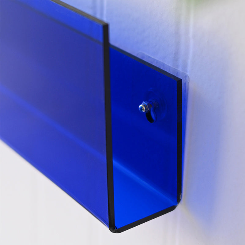 Contemporary Wall Mounted Bookshelf Acrylic Book Shelf for Living Room