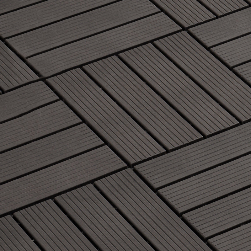 Outdoors Waterproof Laminate Flooring Dark Slip Resistant Laminate