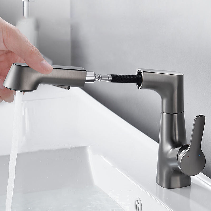 Vessel Sink Faucets Contemporary Single Handle Faucets for Bathroom