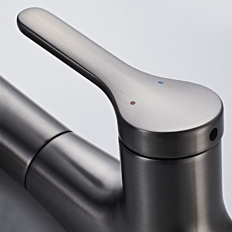 Vessel Sink Faucets Contemporary Single Handle Faucets for Bathroom