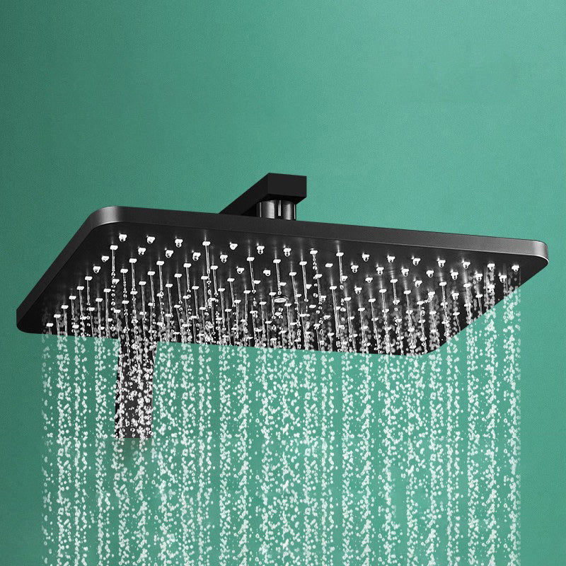 Modern Adjustable Water Flow Shower Faucet Shower Arm Hose Shower System on Wall