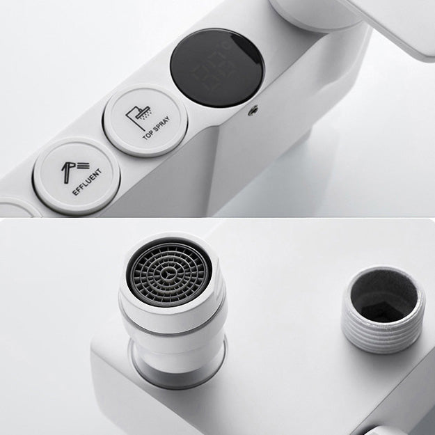 Adjustable Spray Pattern Shower Combo Metal Arm Shower Faucet Arm Shower Head