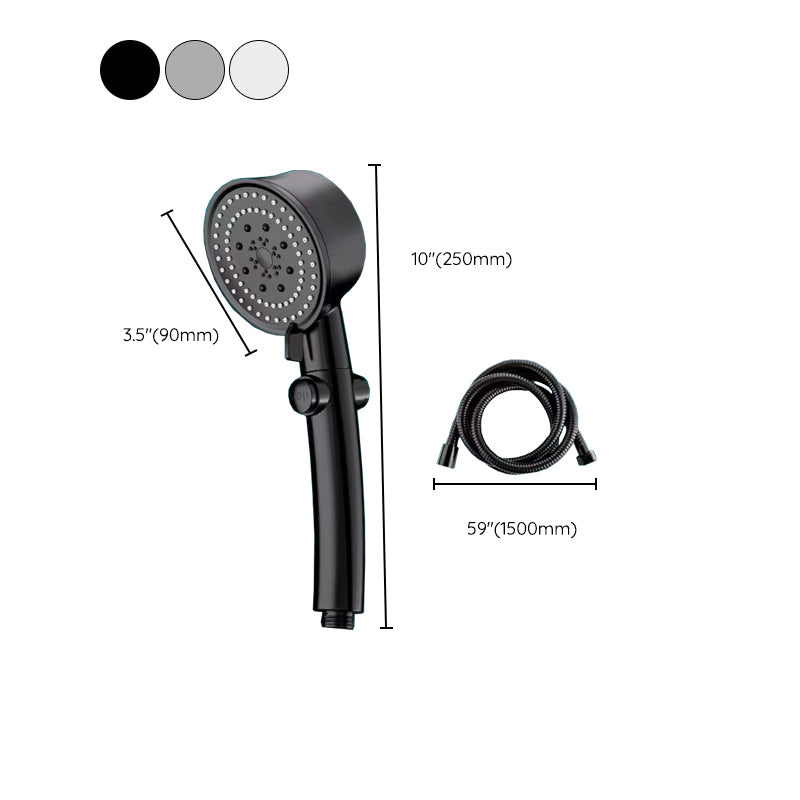 Wall-mounted Shower Head Modern Plastic Shower Head with Adjustable Spray Pattern