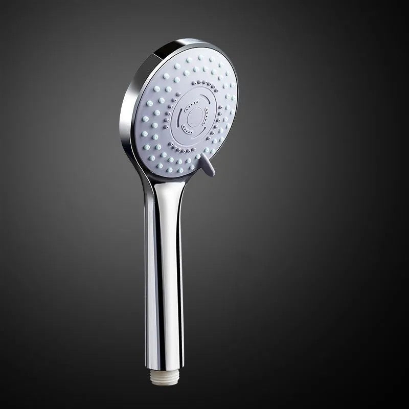Modern Plastic Shower Head Wall-mounted Shower Head with Adjustable Spray Pattern