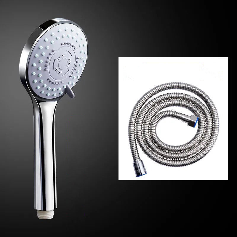 Modern Plastic Shower Head Wall-mounted Shower Head with Adjustable Spray Pattern