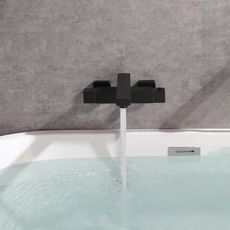 Wall Mounted Metal Freestanding Tub Filler Single Handle Freestanding Faucet