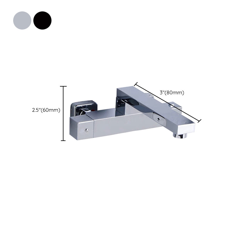 Wall Mounted Metal Freestanding Tub Filler Single Handle Freestanding Faucet