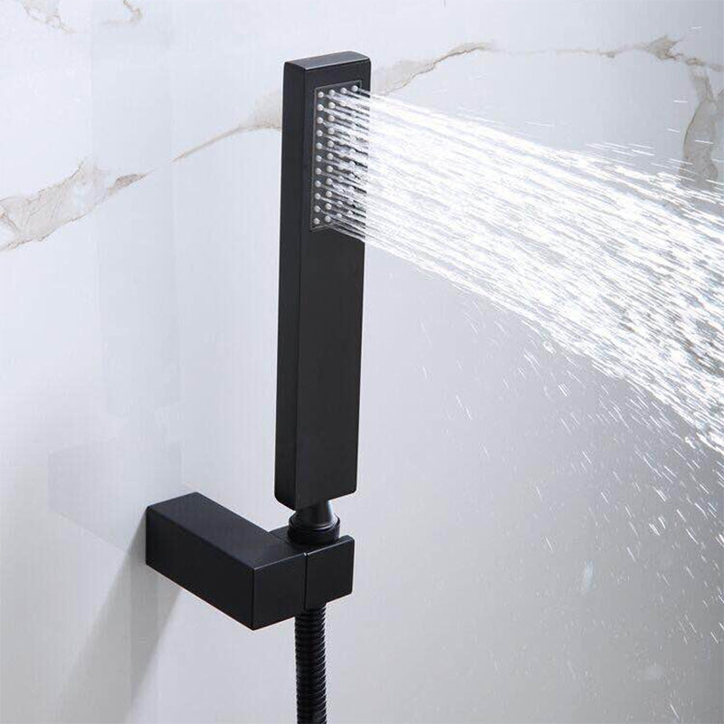 Modern Wall Mounted Metal Tub Filler Single Handle Tub Faucet Trim