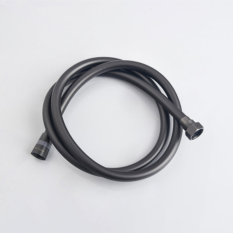 Wall Mounted Metal Tub Filler Double Handles Waterfall Tub Faucet Trim