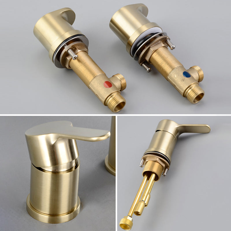 Modern Deck Mounted Metal Tub Filler Metal Tub Filler with Hose