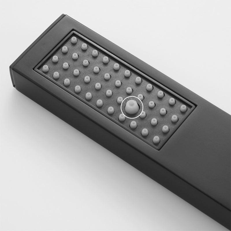 Wall Mounted Metal Tub Filler Low Arc Waterfall Double Handles Tub Faucet Trim