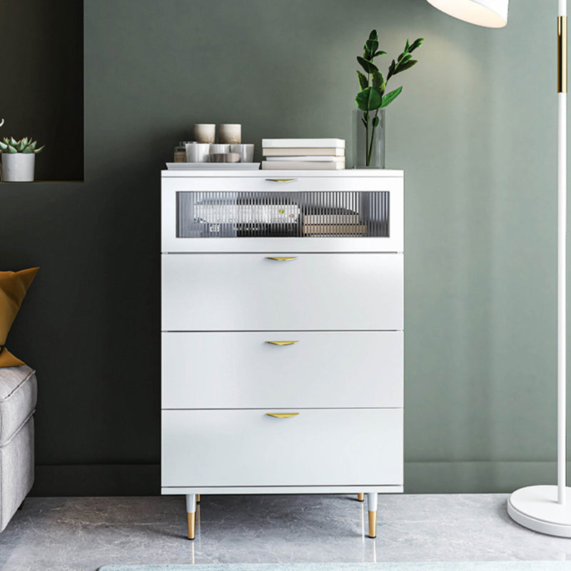 Classic Glam Storage Chest Manufactured Wood Dresser with 3 Drawers