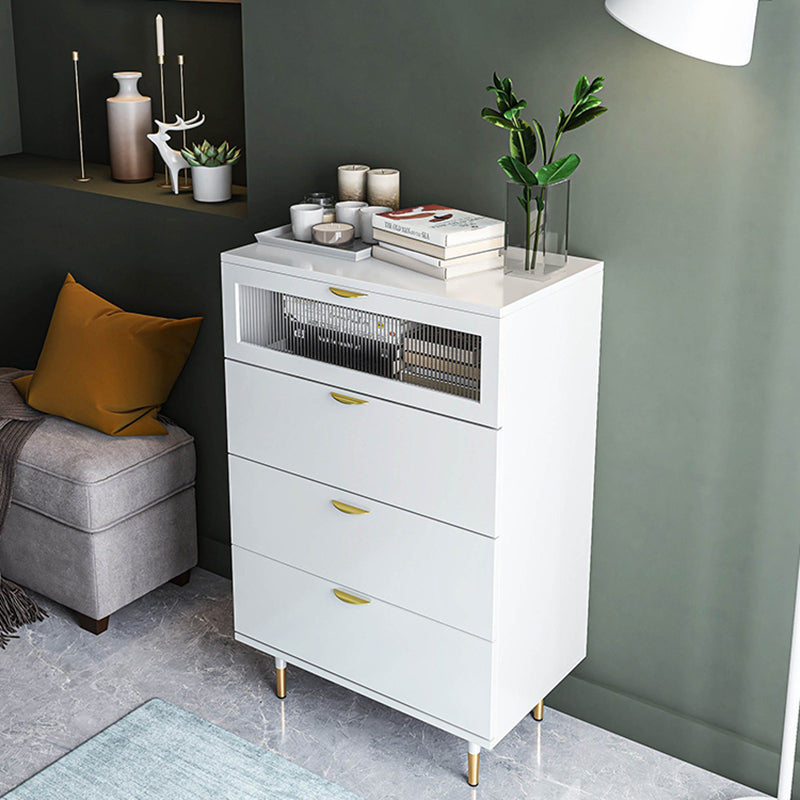 Classic Glam Storage Chest Manufactured Wood Dresser with 3 Drawers