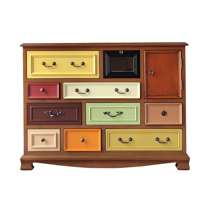 Coastal Dresser Solid Wood Storage Chest Dresser with 8/10/12 Drawers