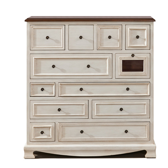 Coastal Dresser Solid Wood Storage Chest Dresser with 8/10/12 Drawers