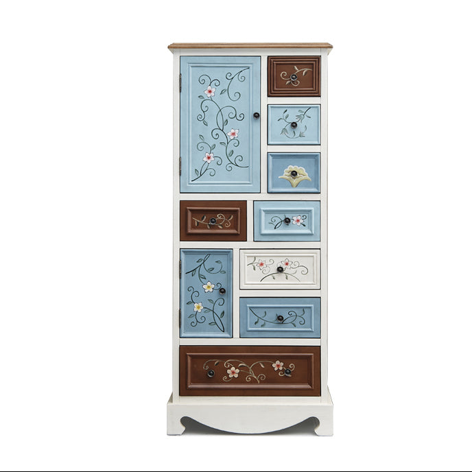 Coastal Dresser Solid Wood Storage Chest Dresser with 8/10/12 Drawers