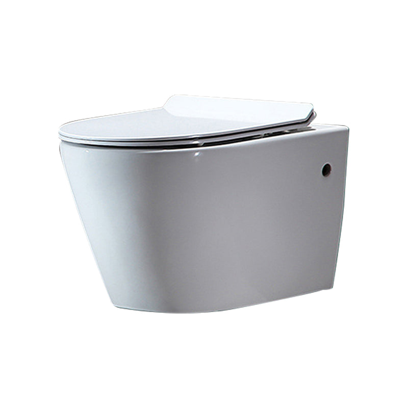 Modern Wall Mount Toilet All-In-One Porcelain Single Flush Toilet Bowl