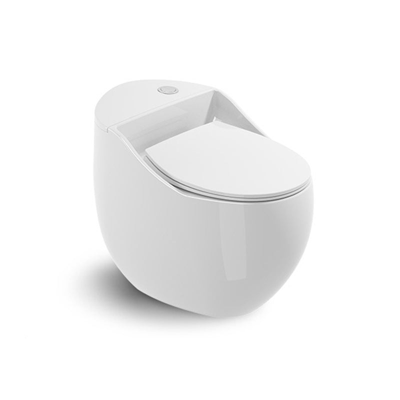 Modern Floor Mount Toilet Bowl One Piece Toilet with Seat for Bathroom