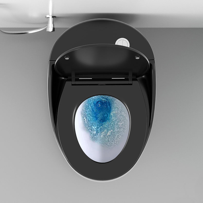Modern Floor Mount Toilet Bowl One Piece Toilet with Seat for Bathroom