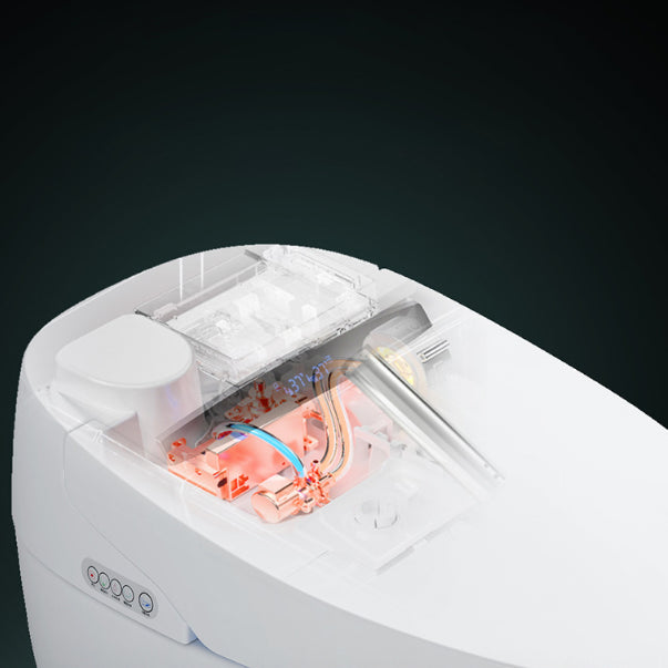 Modern Siphon Jet White Urine Toilet Wall Hung Flush Toilet with Toilet Seat