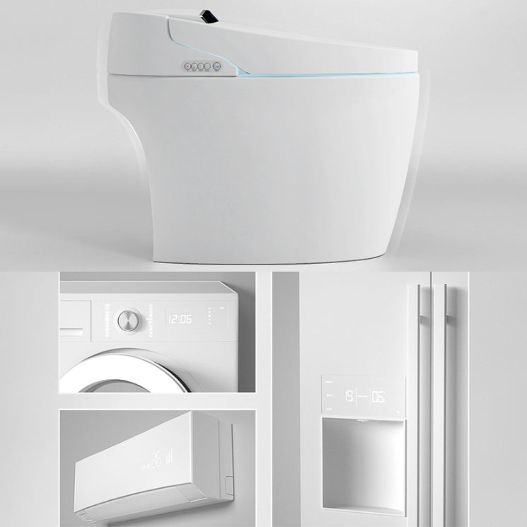 Modern Siphon Jet White Urine Toilet Wall Hung Flush Toilet with Toilet Seat