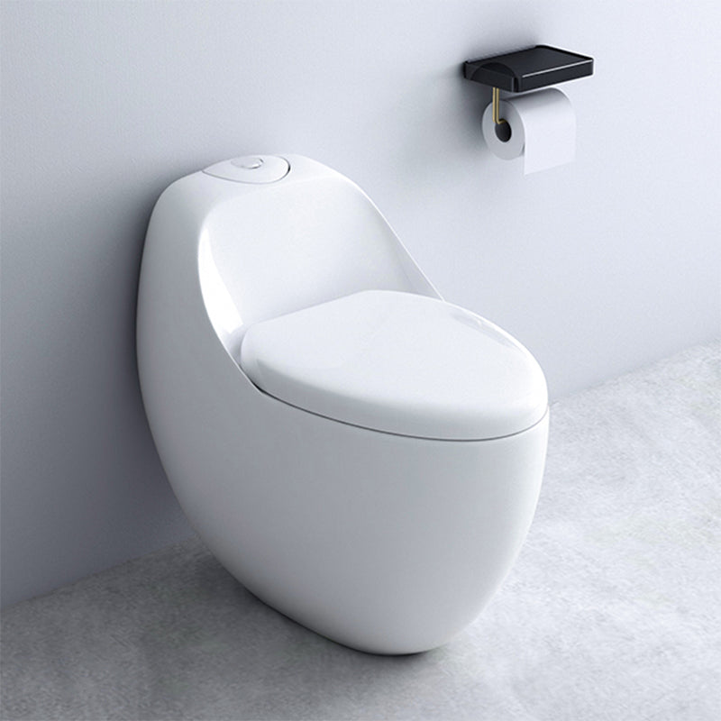 Modern Elong Toilet Bowl Floor Mount Toilet with Seat for Bathroom