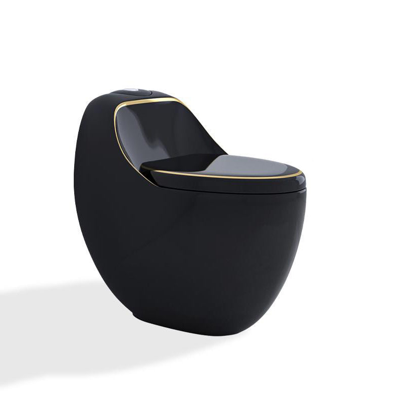 Modern Elong Toilet Bowl Floor Mount Toilet with Seat for Bathroom