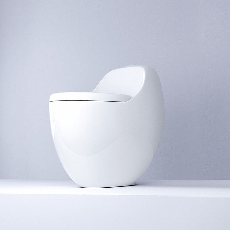 Modern Elong Toilet Bowl Floor Mount Toilet with Seat for Bathroom