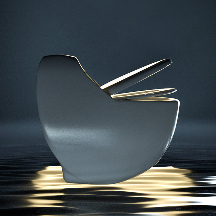 Modern Elong Toilet Bowl Floor Mount Toilet with Seat for Bathroom