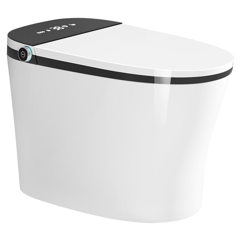 Modern Elong Toilet Bowl Siphon Floor Mount Toilet with Seat for Bathroom