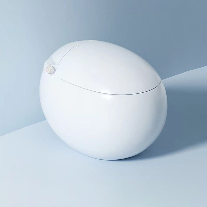 Contemporary One Piece Toilet Concealed Tank Toilet Bowl with Slow Close Seat for Washroom