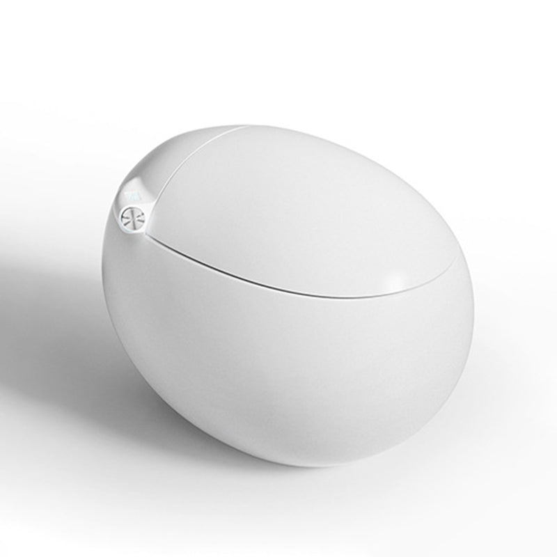 Contemporary One Piece Toilet Concealed Tank Toilet Bowl with Slow Close Seat for Washroom