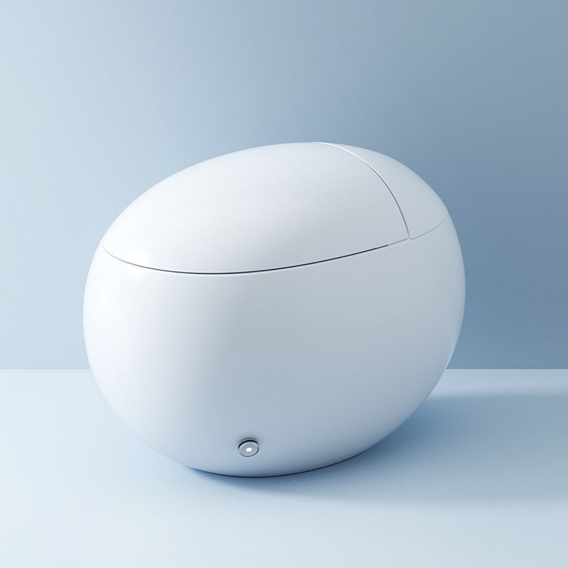 Contemporary One Piece Toilet Concealed Tank Toilet Bowl with Slow Close Seat for Washroom