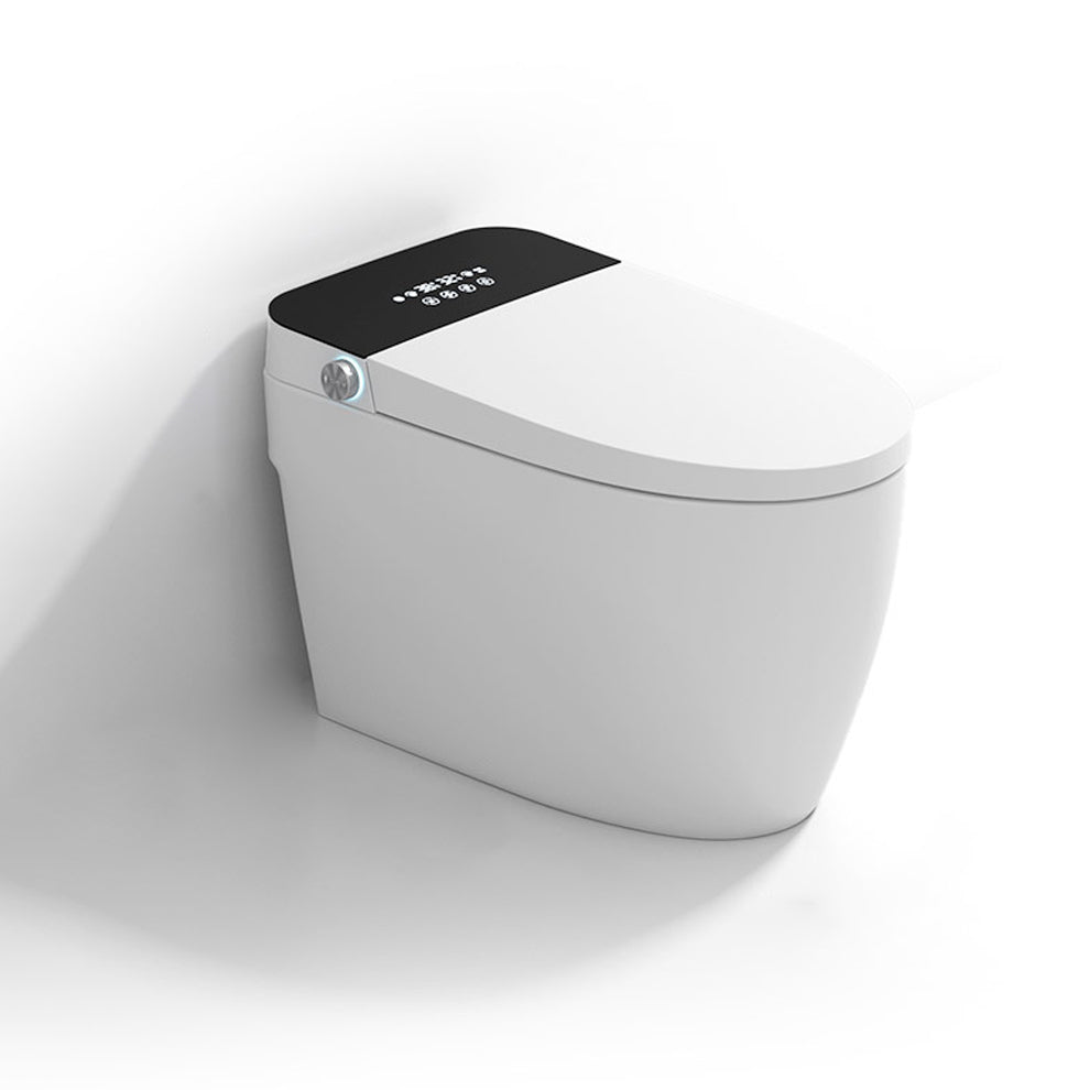 Contemporary One Piece Toilet Concealed Tank Toilet Bowl with Slow Close Seat for Washroom