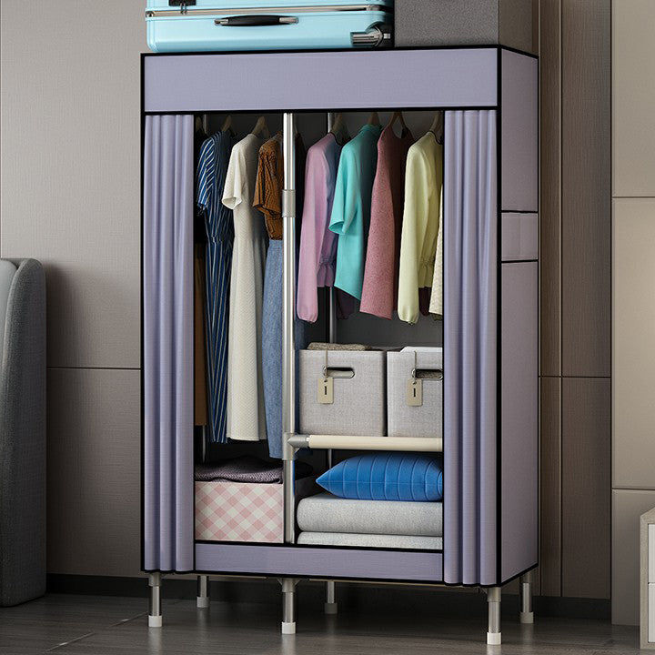 Contemporary Wardrobe Closet with Legs Metal Wardrobe Cabinet