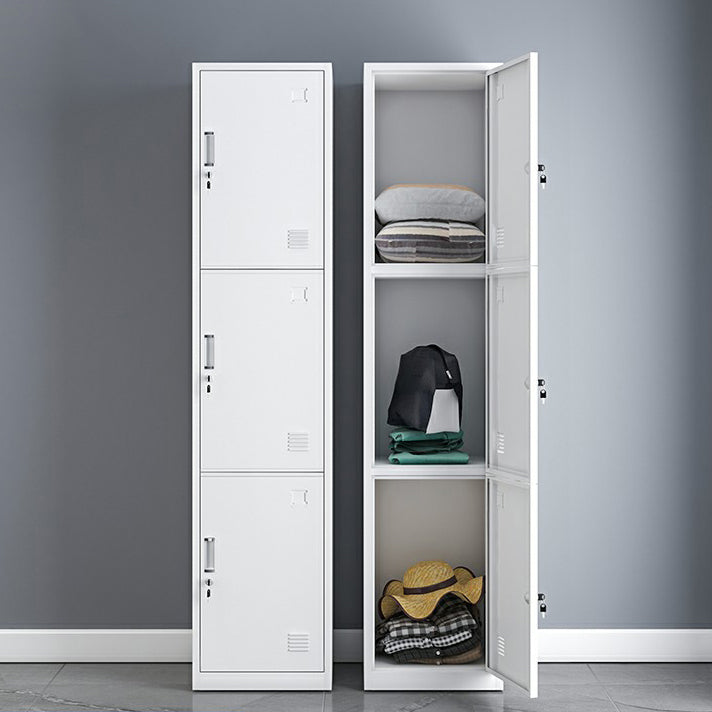 Industrial Storage Cabinet Hinged Wardrobe Closet for Bedroom