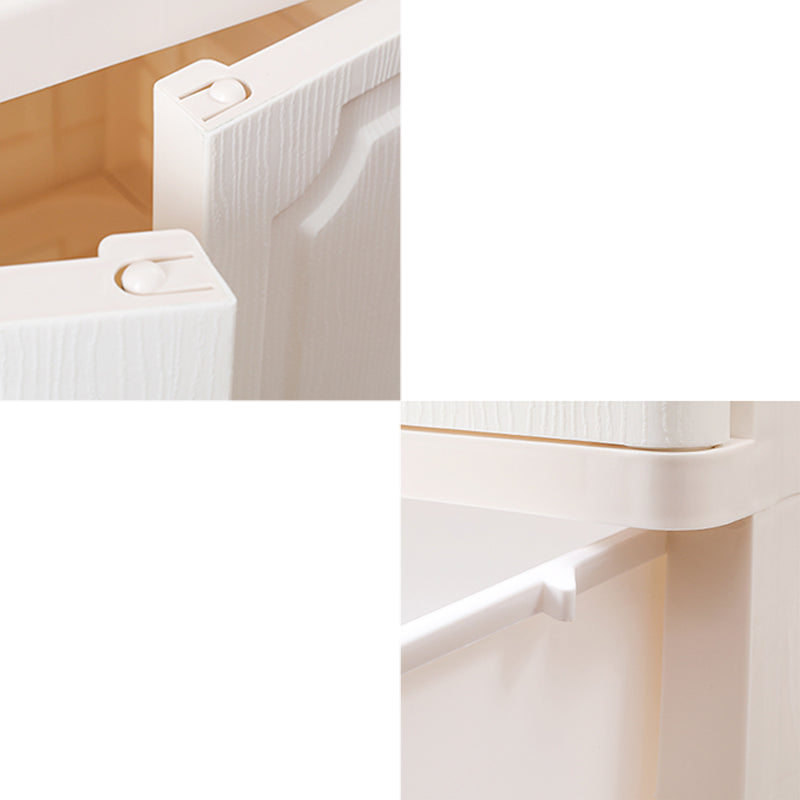 White Plastic Wardrobe Closet Contemporary Wardrobe Armoire for Home