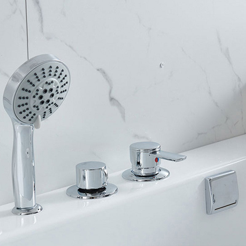 Modern White Acrylic Bathtub Rectangle Freestand Soaking Bathtub with Drain Bath Tub