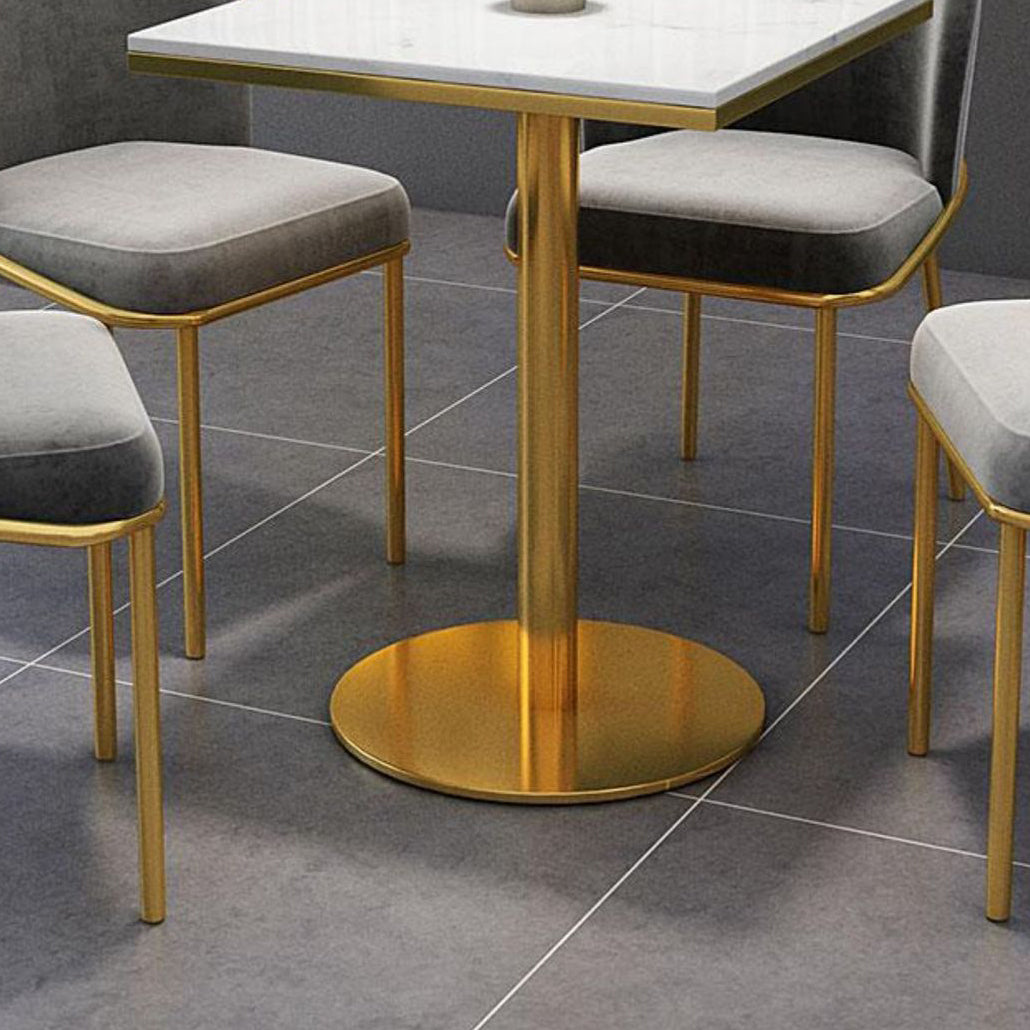 Nordic 1/3/5 Pieces Dining Set Rectangle Stone Dining Table for Cafe