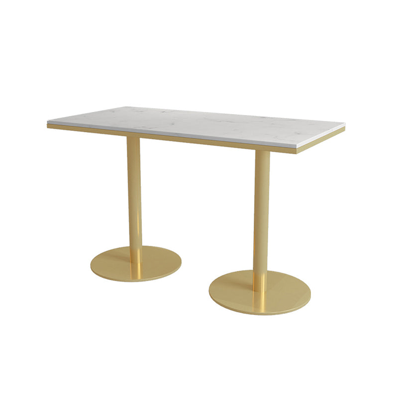 Nordic 1/3/5 Pieces Dining Set Rectangle Stone Dining Table for Cafe